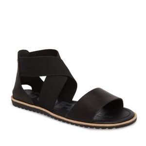 Sorel, Ella Sandal, Black, Size 6‎